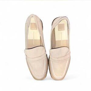 Dolce Vita Women's Cream Suede Loafers